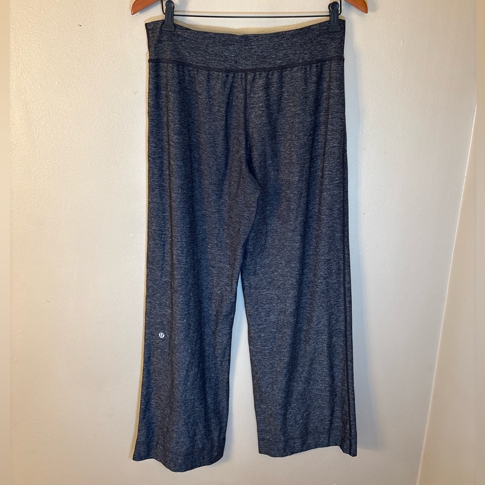 Lululemon Wide Leg Lounge Pants High Rise Drawstring Athleisure Gray - Picture 2 of 8